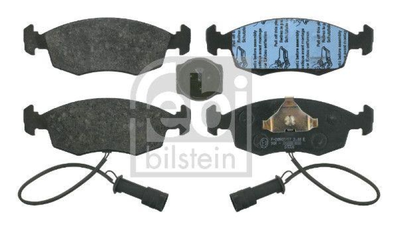 FEBI BILSTEIN 16022 Bremsbelagsatz f&uuml;r Ford
