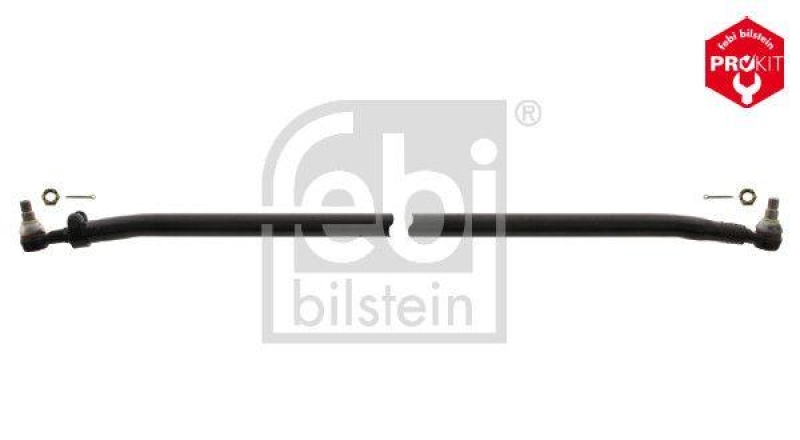 FEBI BILSTEIN 28456 Spurstange mit Kronenmuttern und Splinten f&uuml;r DAF