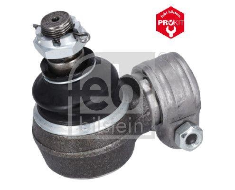 FEBI BILSTEIN 107355 Winkelgelenk f&uuml;r Lenkhydraulikzylinder, mit Kronenmutter und Splint f&uuml;r Scania