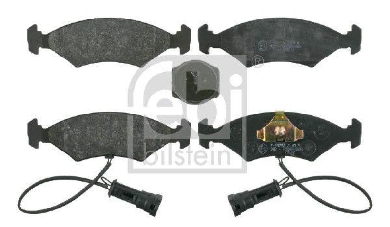 FEBI BILSTEIN 16024 Bremsbelagsatz f&uuml;r Ford