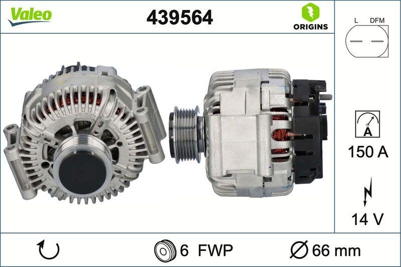 VALEO 439564 Generator Neu - ORIGINS