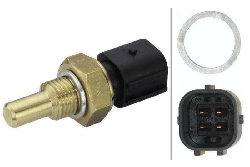 HELLA 6PT 009 309-251 Sensor, K&uuml;hlmitteltemperatur f&uuml;r MB/VW