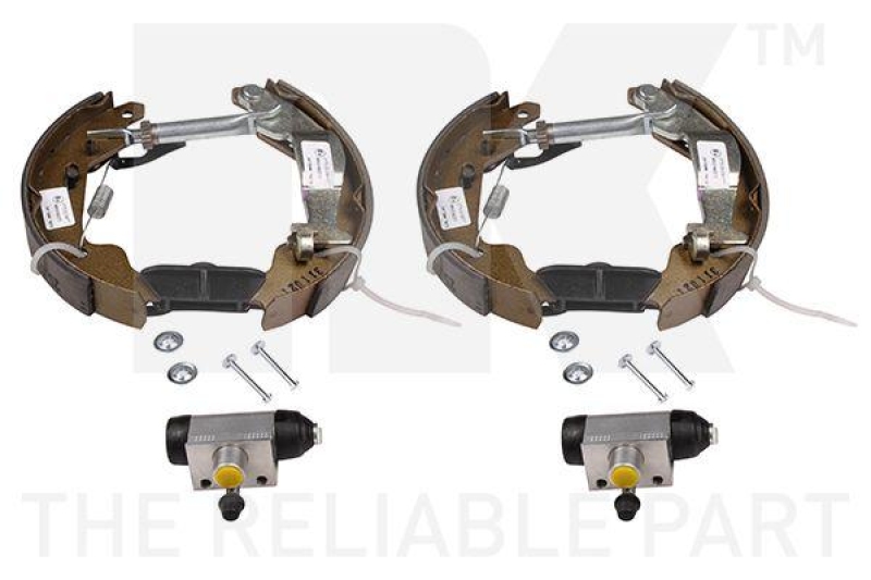 NK 443668501 Bremsensatz, Trommelbremse f&uuml;r OPEL