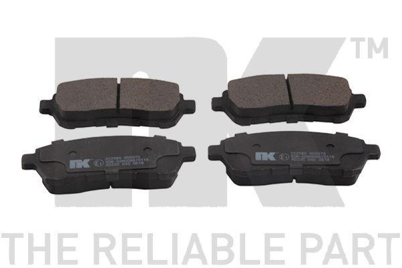 NK 222589 Bremsbelagsatz, Scheibenbremse f&uuml;r FORD