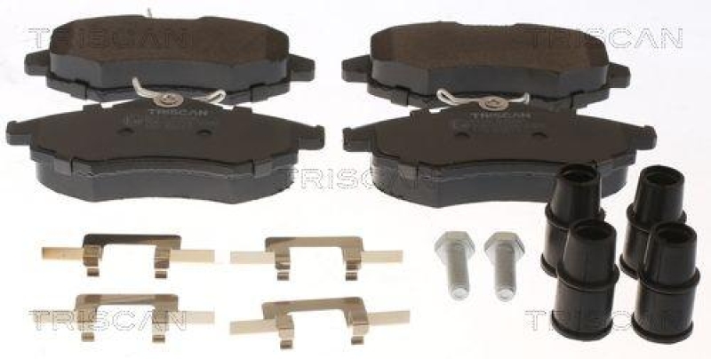 TRISCAN 8110 28026 Bremsbelag Vorne f&uuml;r Citroen C3