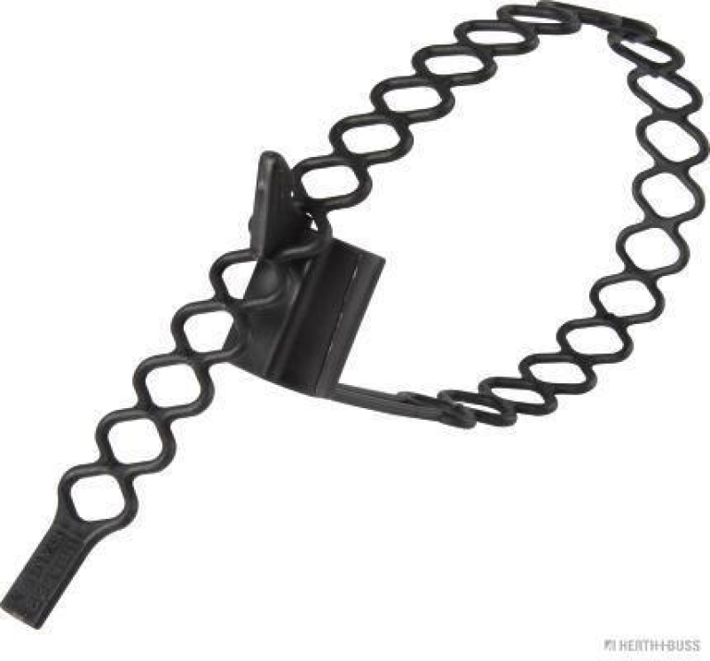 HERTH+BUSS 50266526 Kabelbinder &Oslash; 5 mm, 10 x 200 mm, PA 6.6, wiederverschlie&szlig;bar