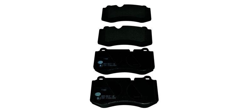 HELLA 8DB 355 011-401 Bremsbelagsatz, Scheibenbremsbelag f&uuml;r MB