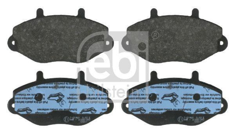 FEBI BILSTEIN 16036 Bremsbelagsatz f&uuml;r Ford