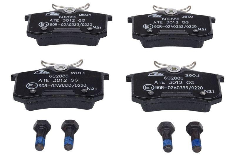 ATE 13.0460-2886.2 Belagsatz hinten f&uuml;r AUDI A4 (B6)