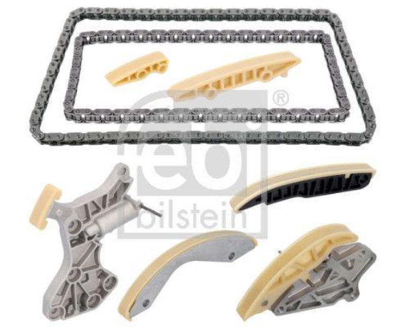FEBI BILSTEIN 185160 Steuerkettensatz für Nockenwelle und Ausgleichswelle für VW-Audi