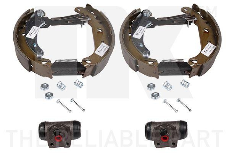 NK 443763601 Bremsensatz, Trommelbremse f&uuml;r PEUGEOT