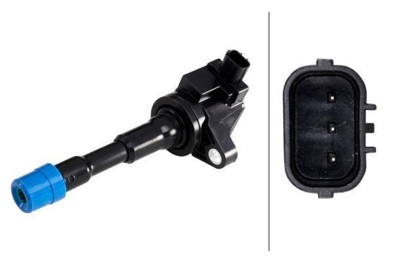 HELLA 5DA 358 057-231 Z&uuml;ndspule, 3 polig f&uuml;r HONDA