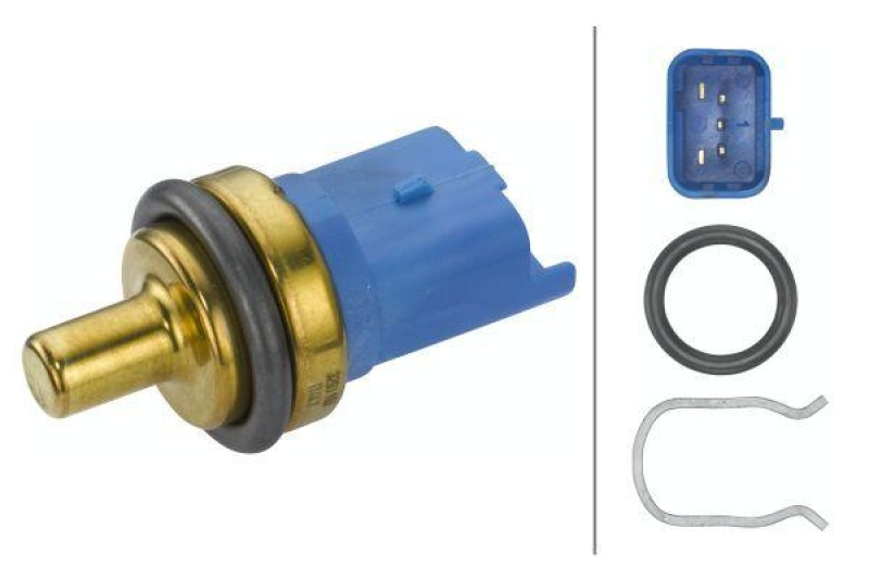 HELLA 6PT 013 113-151 Sensor, K&uuml;hlmitteltemperatur f&uuml;r P.S.A/FIAT