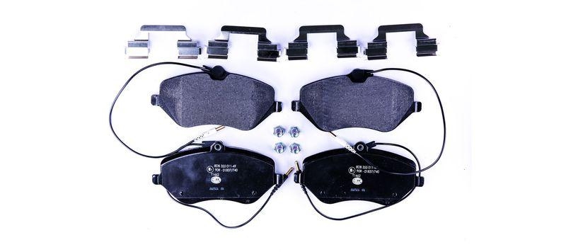 HELLA 8DB 355 011-491 Bremsbelagsatz, Scheibenbremsbelag f&uuml;r P.S.A