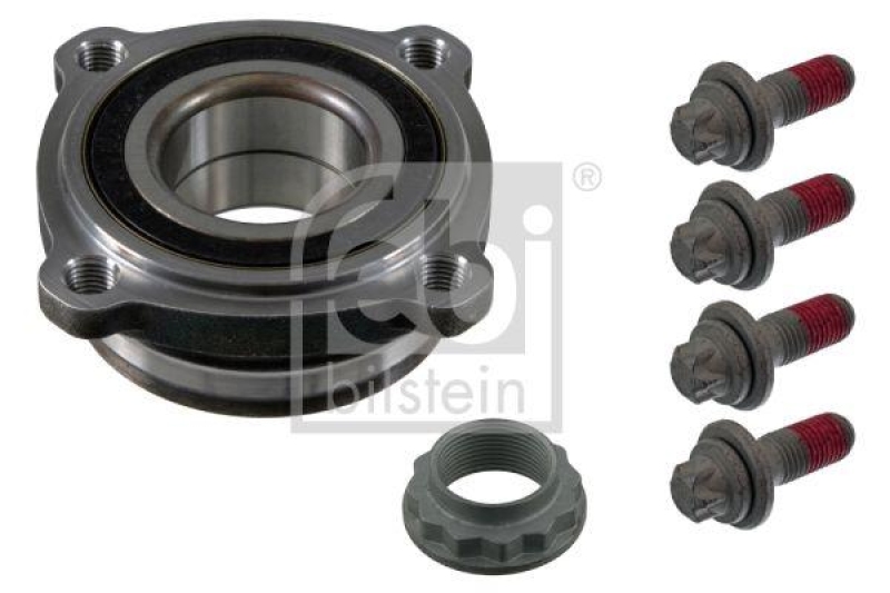 FEBI BILSTEIN 38258 Radlagersatz mit ABS-Impulsring und Achsmutter f&uuml;r BMW