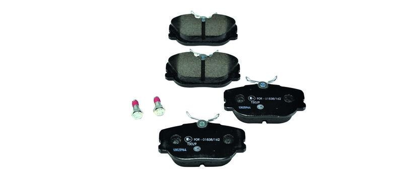 HELLA 8DB 355 017-761 Bremsbelagsatz, Scheibenbremsbelag f&uuml;r SAAB