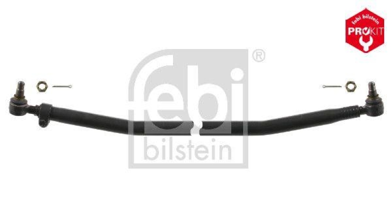 FEBI BILSTEIN 35457 Spurstange mit Kronenmuttern und Splinten für Iveco