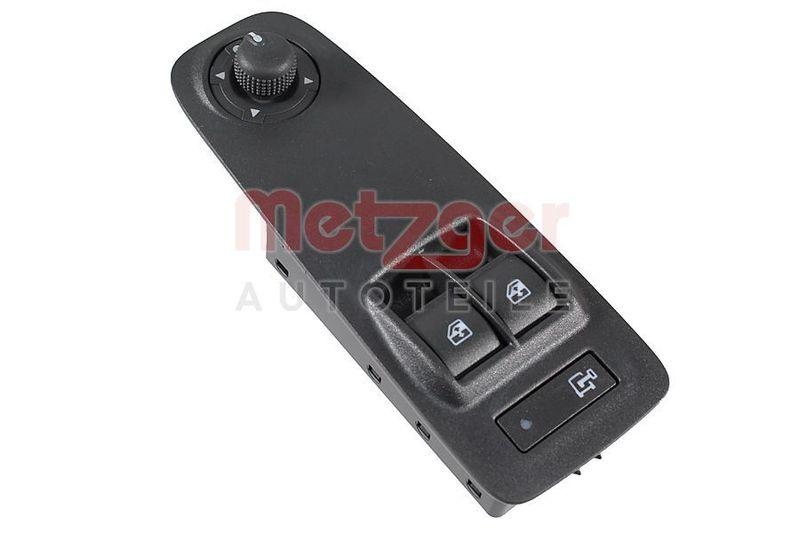 METZGER 09161104 Schalter, Fensterheber f&uuml;r FIAT