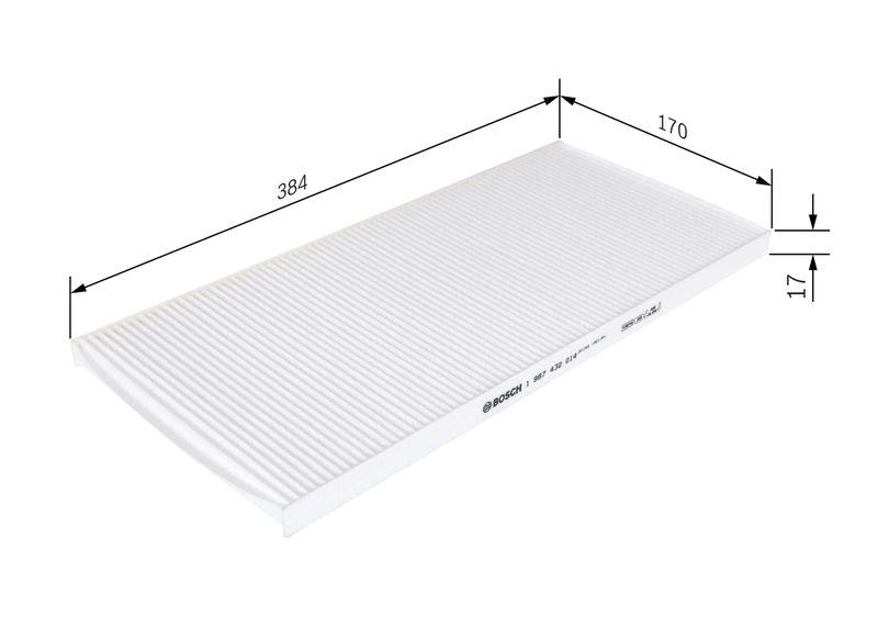 BOSCH 1 987 432 014 Filter Innenraumluft