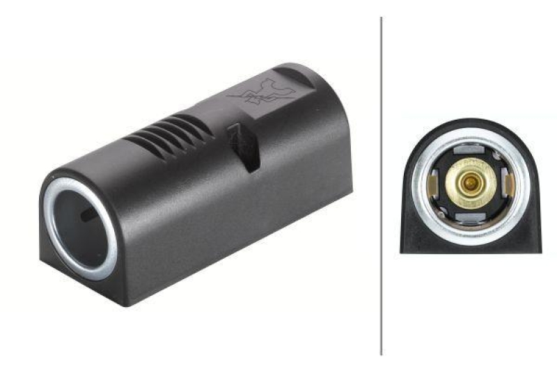 HELLA 8JB 004 123-042 Steckdose, 1 polig Flachstecker