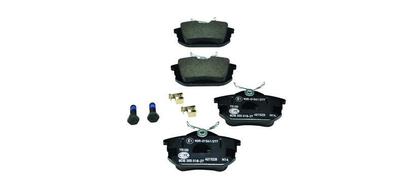 HELLA 8DB 355 018-271 Bremsbelagsatz, Scheibenbremsbelag f&uuml;r MITSU./VOLVO/SMART