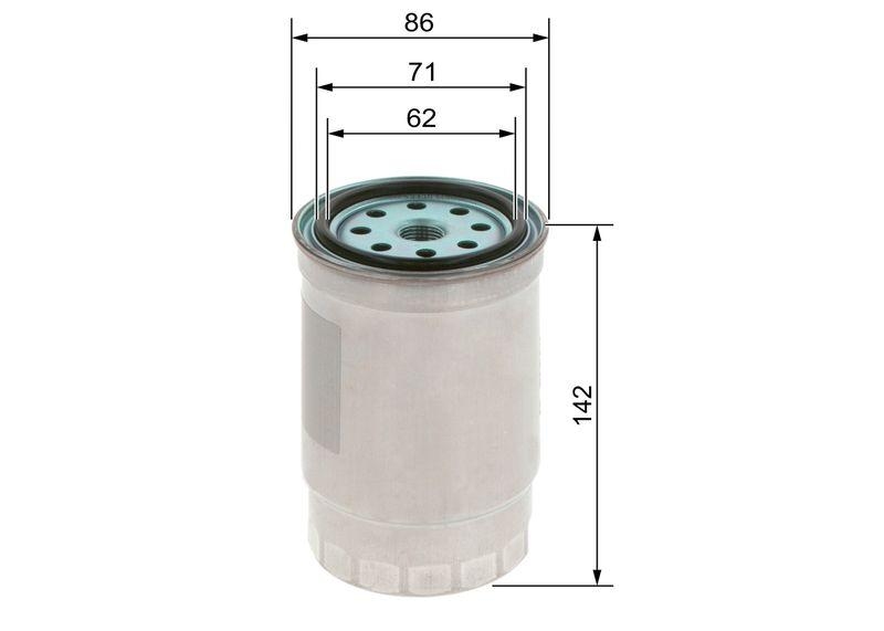 BOSCH 1 457 434 511 Kraftstofffilter