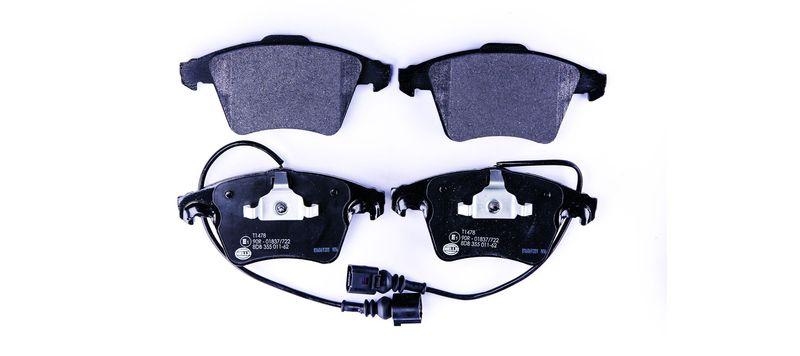 HELLA 8DB 355 011-621 Bremsbelagsatz, Scheibenbremsbelag für VW TOUAREG (7LA/6/7)