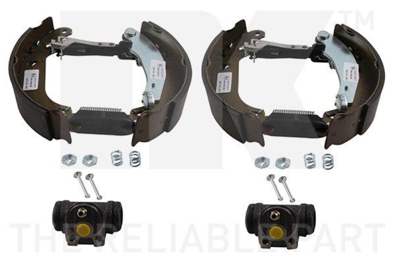 NK 443947607 Bremsensatz, Trommelbremse f&uuml;r DACIA, RENAULT