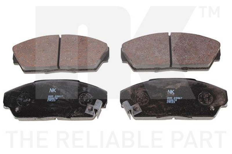 NK 222618 Bremsbelagsatz, Scheibenbremse f&uuml;r ACURA, HONDA, ROVER