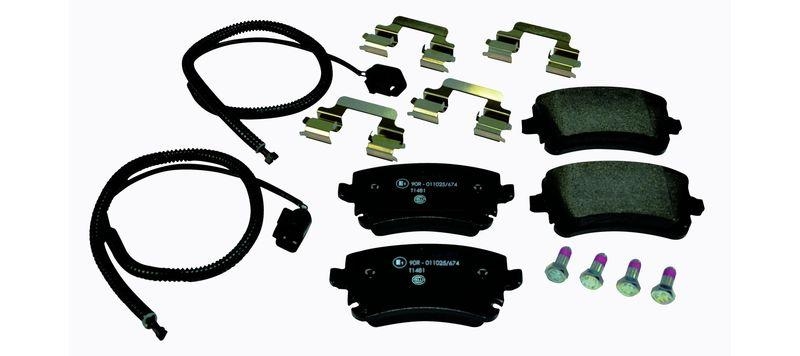 HELLA 8DB 355 011-641 Bremsbelagsatz, Scheibenbremsbelag f&uuml;r VW PHAETON (3D)