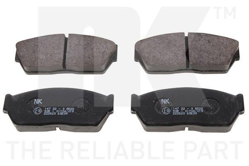 NK 222620 Bremsbelagsatz, Scheibenbremse f&uuml;r HONDA