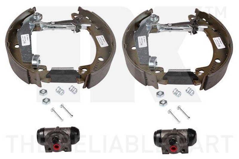 NK 443958101 Bremsensatz, Trommelbremse f&uuml;r RENAULT