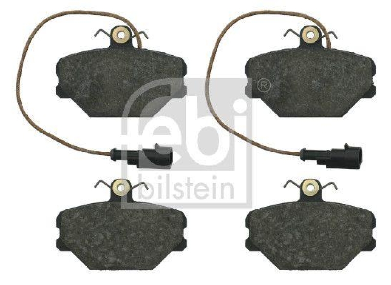 FEBI BILSTEIN 16086 Bremsbelagsatz f&uuml;r Fiat