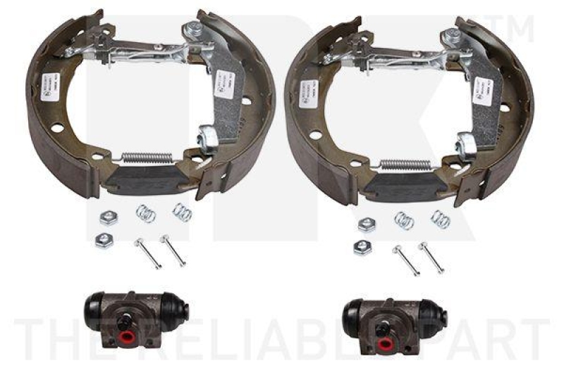 NK 443958102 Bremsensatz, Trommelbremse f&uuml;r RENAULT