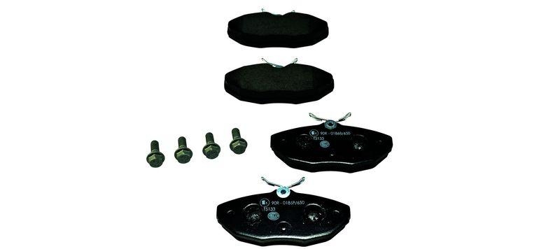 HELLA 8DB 355 018-561 Bremsbelagsatz, Scheibenbremsbelag f&uuml;r JAGUAR