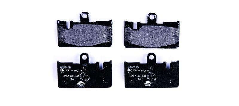 HELLA 8DB 355 011-661 Bremsbelagsatz, Scheibenbremsbelag f&uuml;r LEXUS LS (UCF30)