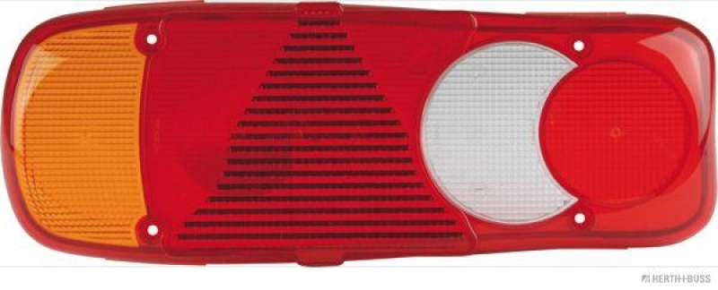 HERTH+BUSS 83832027 Lichtscheibe, Heckleuchte links, mit Dreieckrückstrahler