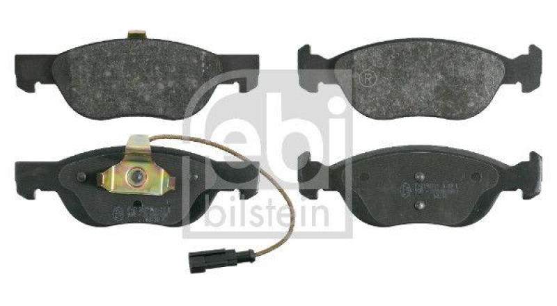 FEBI BILSTEIN 16091 Bremsbelagsatz f&uuml;r Fiat