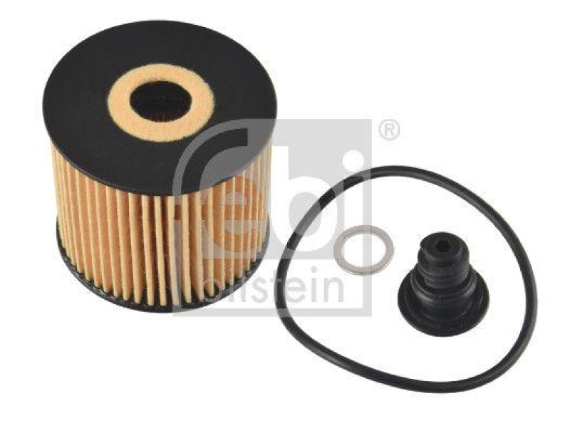 FEBI BILSTEIN 184073 Ölfilter mit Dichtung und Anbaumaterial für HYUNDAI