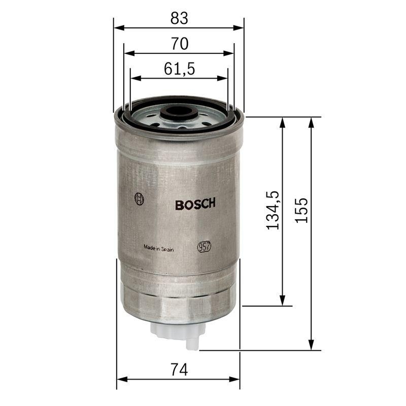 BOSCH 1 457 434 105 Kraftstofffilter