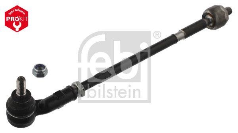 FEBI BILSTEIN 22515 Spurstange mit Endst&uuml;ck und Sicherungsmutter f&uuml;r VW-Audi