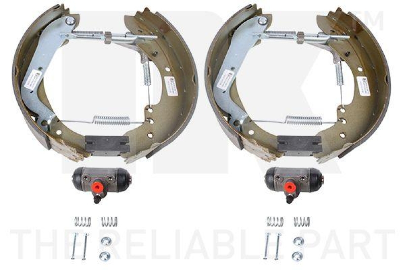 NK 443963502 Bremsensatz, Trommelbremse f&uuml;r RENAULT