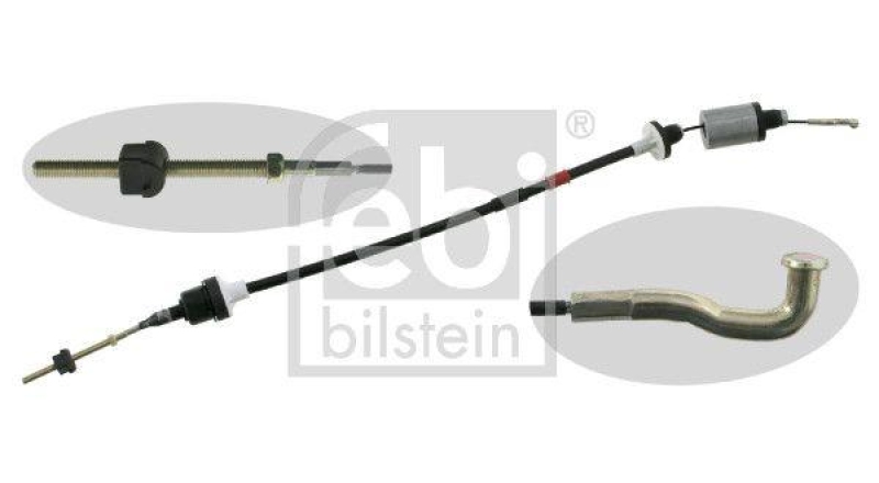 FEBI BILSTEIN 04207 Kupplungsseilzug f&uuml;r Opel