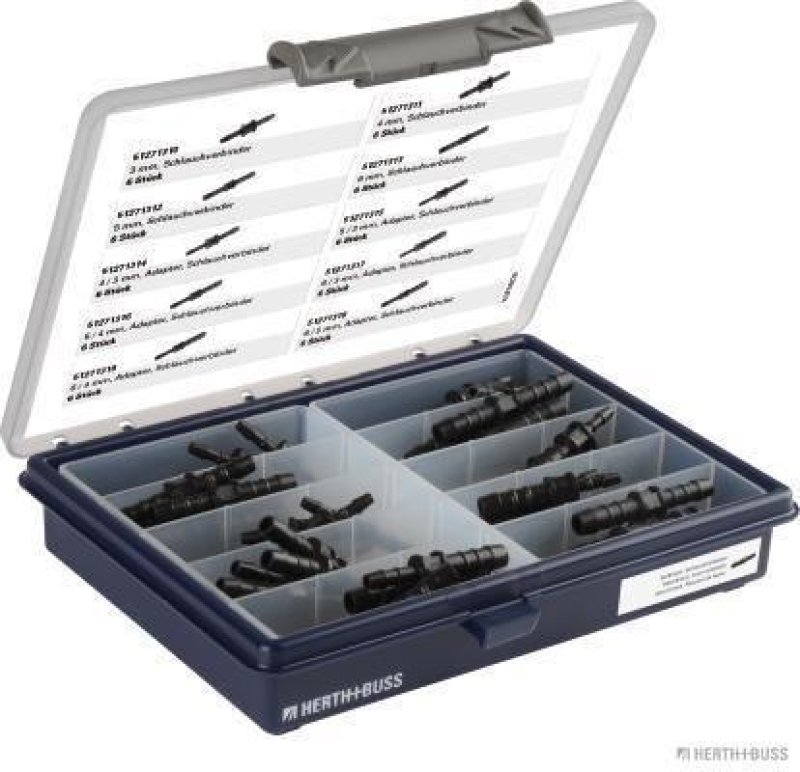 HERTH+BUSS 54271300 Sortiment, Schlauchverbinder 3, 4, 5, 6 mm