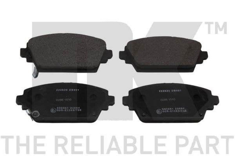 NK 222630 Bremsbelagsatz, Scheibenbremse f&uuml;r HONDA, MG, NISSAN