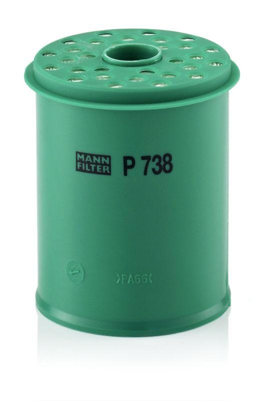 MANN-FILTER P 738 x Kraftstoffilter f&uuml;r PSA