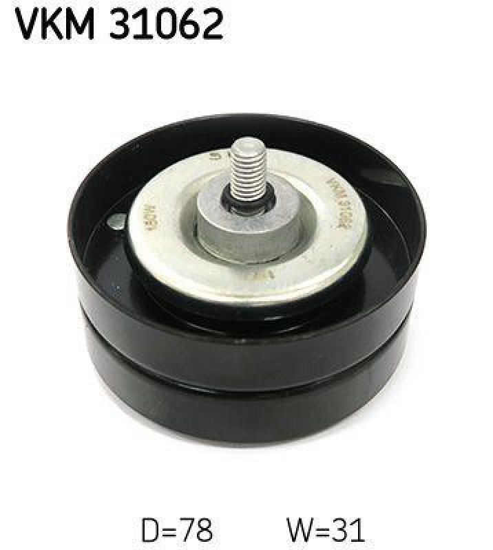 SKF VKM 31062 Umlenk-/Führungsrolle Keilrippenriemen