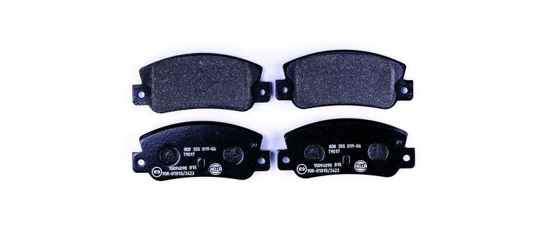 HELLA 8DB 355 019-061 Bremsbelagsatz, Scheibenbremsbelag f&uuml;r LANCIA/FIAT