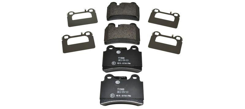 HELLA 8DB 355 011-861 Bremsbelagsatz, Scheibenbremsbelag f&uuml;r VW TOUAREG (7LA/6/7)