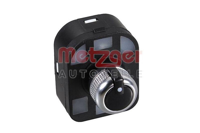 METZGER 09161121 Schalter, Spiegelverstellung für AUDI